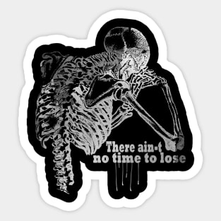 There ain't no time to lose Sticker